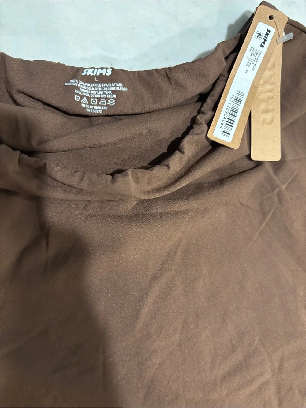SKIMS fits everybody tube dress size, large color, cocoa nwt - Picture 1 of 6